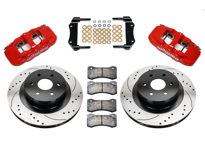 Wilwood AERO4 Big Brake Rear 4 Piston Caliper | Ford Big (140-10948-D) main image 0